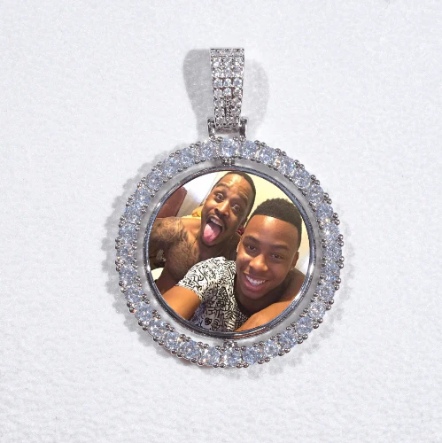 3D Spinning 2-Faced Custom Picture Pendant